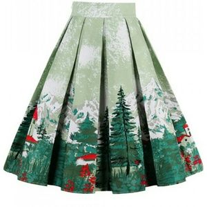 Winter Christmas skirt